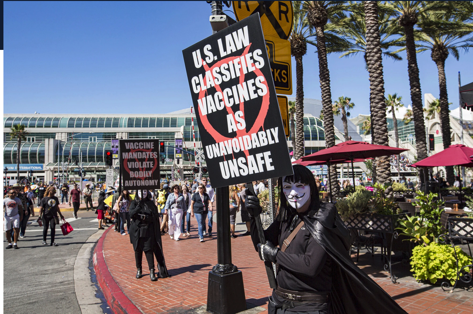 Carl Kruse Nonprofits Blog :  Image of Anti-Vax Protest